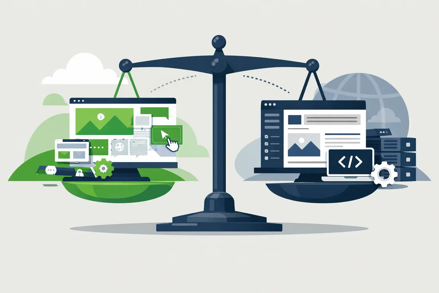 Website Builder vs WordPress: Which Fits? Website Builder vs WordPress: Which Fits?